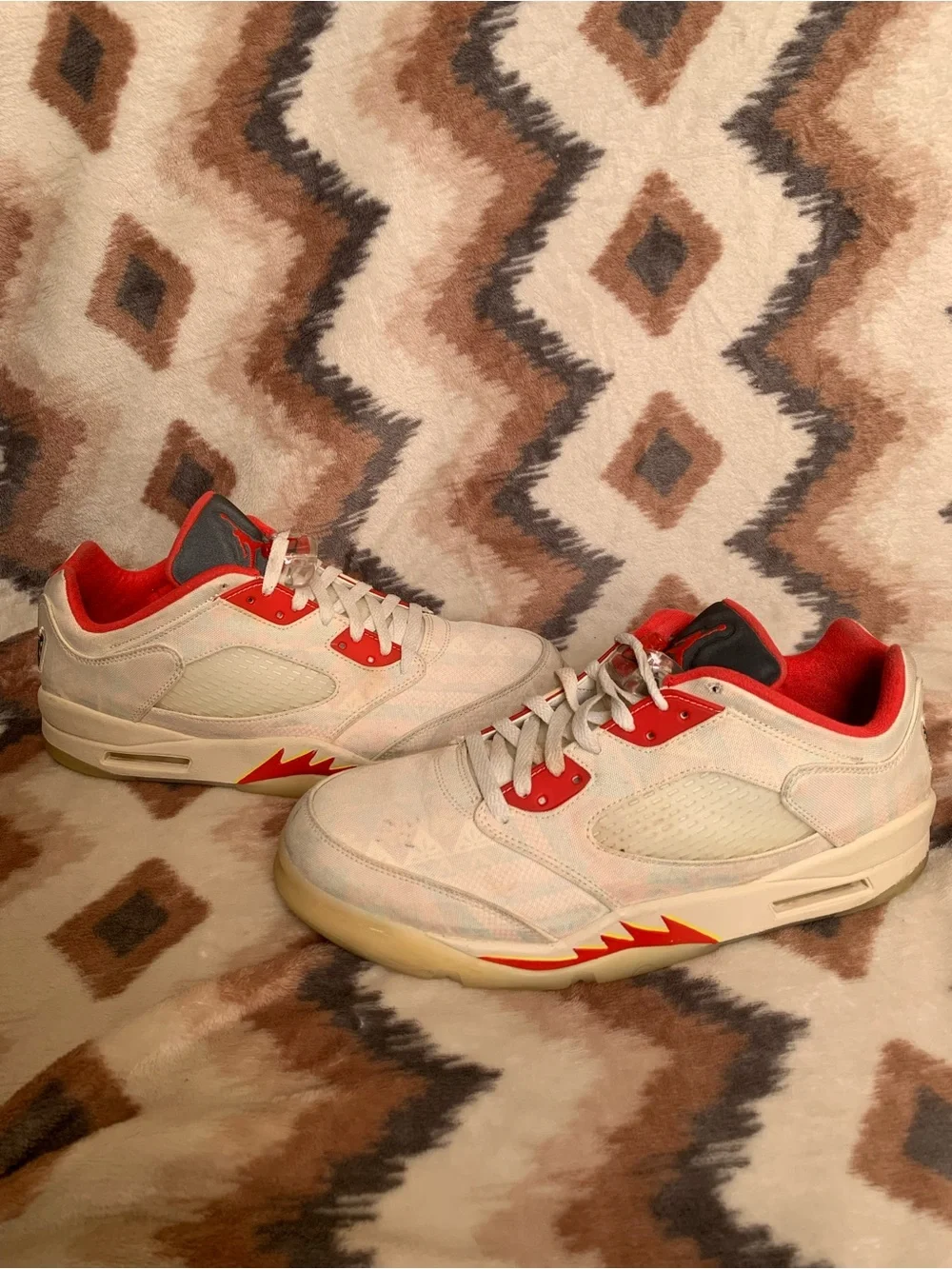 Air Jordan 5 Retro Low Chinese New Year CNY DD2240-100 Sail US Size 12 Men